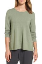 Women's Eileen Fisher Boxy Tencel Knit Top, Size - Green
