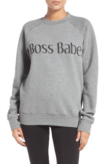Women's Brunette Boss Babe Lounge Sweatshirt