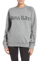 Women's Brunette Boss Babe Lounge Sweatshirt