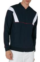 Men's Topman Zip Through Track Sweatshirt - Blue