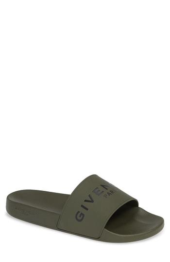 Men's Givenchy Slide Sandal Us / 39eu - Green