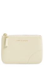 Women's Comme Des Garcons Small Classic Leather Zip-up Pouch -