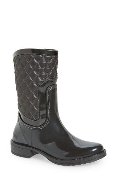 Women's Posh Wellies 'cinnabar' Rain Boot M - Grey