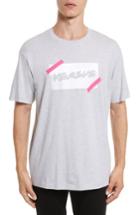 Men's Versus By Versace Tape Logo Graphic T-shirt - Grey