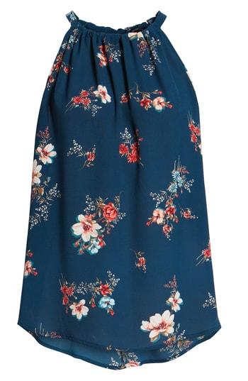 Women's Gibson X Hi Sugarplum! Maroma Halter Top, Size - Blue