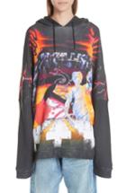 Women's R13 Metallica Print Hoodie - Black