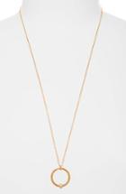 Women's Anuja Tolia Textured Hoop Pendant Necklace