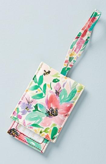 Anthropologie La Tinta Luggage Tag - Pink