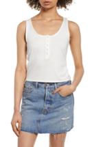 Women's Project Social T Kulani Henley Tank - Ivory