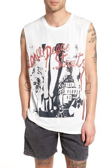 Men's The People Vs. New Wave Moth Tank - Ivory