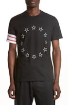 Men's Givenchy Cuban Fit Circle Star Graphic T-shirt, Size - Black