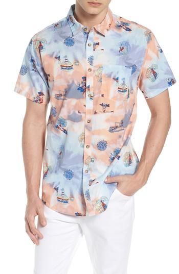 Men's Billabong Sundays Floral Shirt, Size - White