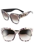 Women's Gucci 55mm Butterfly Sunglasses -
