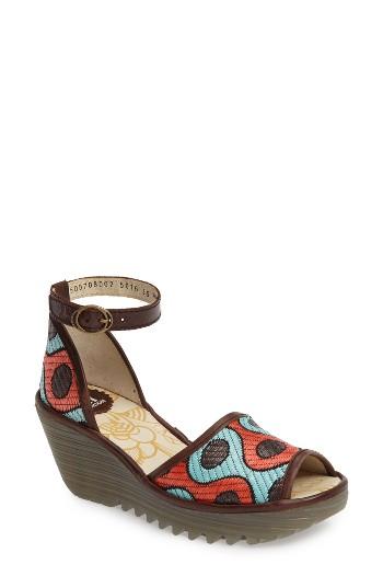 Women's Fly London Yeji Sandal Us / 35eu - Coral