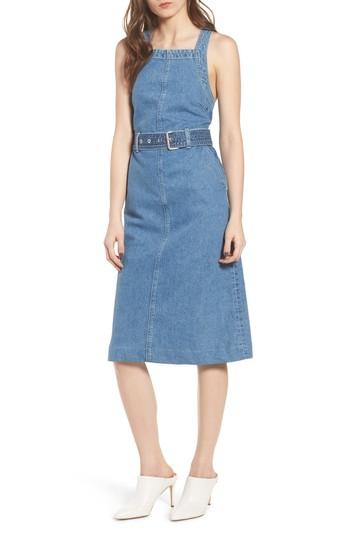 Women's Dl1961 Roxanne Belted Denim Dress - Blue