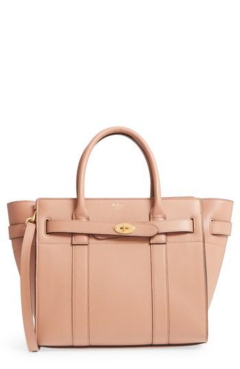 Mulberry Small Zip Bayswater Classic Leather Tote - Brown