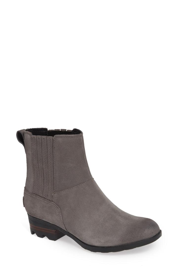 Women's Sorel Lolla Chelsea Bootie .5 M - Grey
