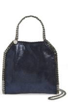 Stella Mccartney 'mini Falabella' Faux Leather Crossbody Bag - Blue