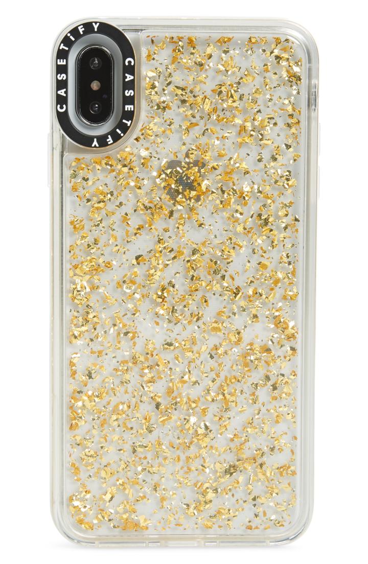 Casetify 24k Magic Iphone X/xs, Xr & X Max Case - Metallic