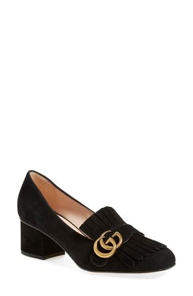 Women's Gucci Gg Marmont Pump Us / 35eu - Black