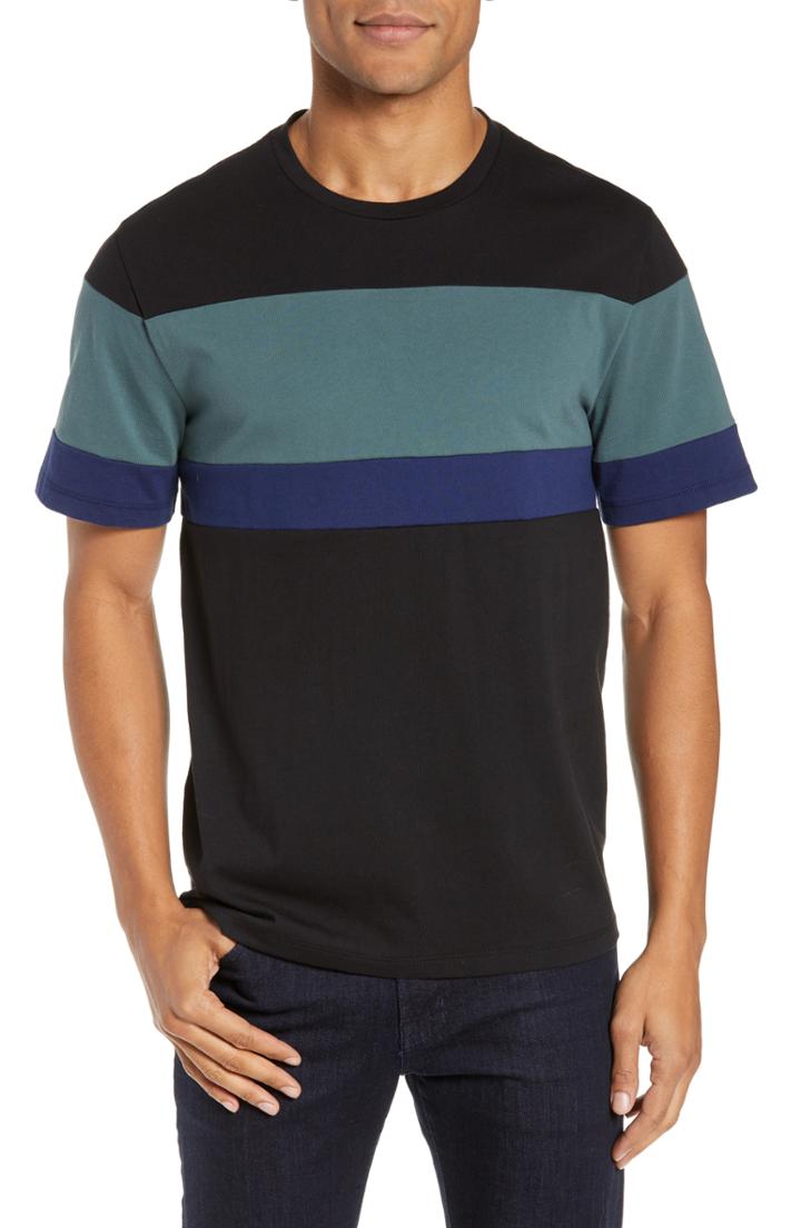 Men's Vince Colorblock Crewneck T-shirt