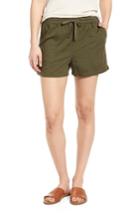 Women's Caslon Pull-on Twill Shorts - Green