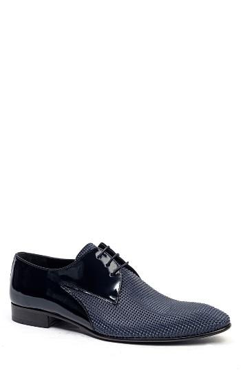 Men's Jared Lang Embossed Derby Eu - Blue