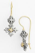Women's Konstantino 'classics' Diamond Maltese Cross Drop Earrings