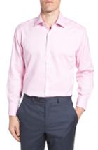 Men's Tailorbyrd Hank Trim Fit Solid Dress Shirt .5 - 32/33 - Pink