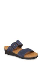 Women's Naot Scarlett Slide Sandal Us / 36eu - Blue