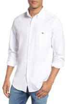 Men's Vineyard Vines Garment Dyed Oxford Slim Stretch Tucker Sport Shirt - White