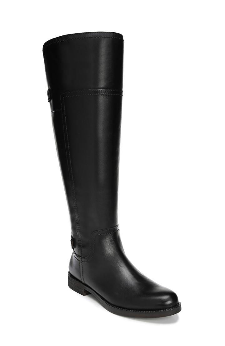 Women's Franco Sarto Capitol Riding Boot .5 Regular Calf M - Black