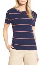 Women's Halogen Bow Back Pullover - Blue