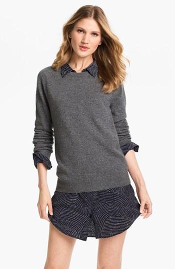 Equipment 'sloane' Crewneck Cashmere Sweater Heather