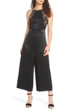 Women's Saloni Loretta Floral & Stripe Print Jumpsuit