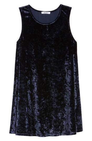 Women's Bb Dakota Crushed Velvet Shift Dress - Black