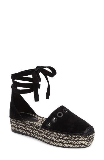 Women's Kendall + Kylie Ariela Platform Espadrille M - Black