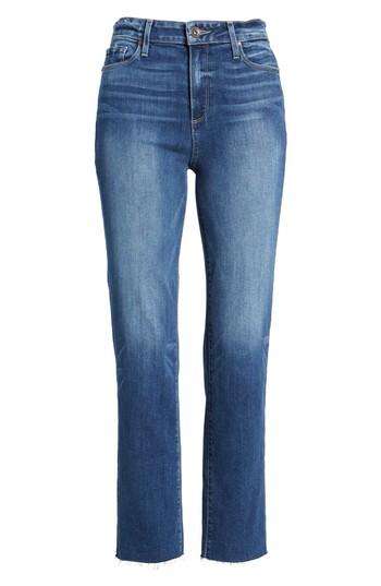 Women's Paige Transcend - Hoxton Ankle Straight Leg Jeans