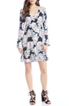 Women's Karen Kane Taylor Bell Sleeve Dress - Black