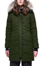 Women's Canada Goose 'lorette' Hooded Down Parka With Genuine Coyote Fur Trim, Size (000-00) - White