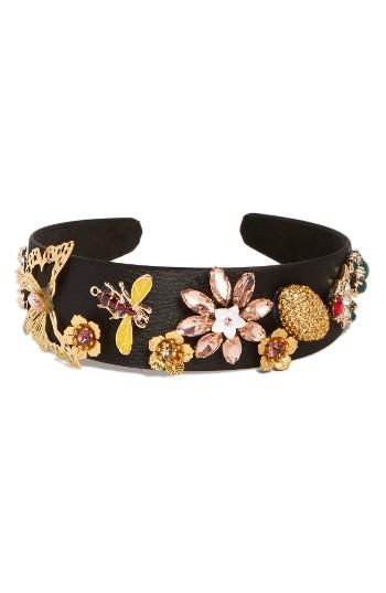 Cara Flower Rhinestone Headband