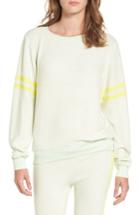 Women's Dream Scene Stripe Sweatshirt, Size - Green