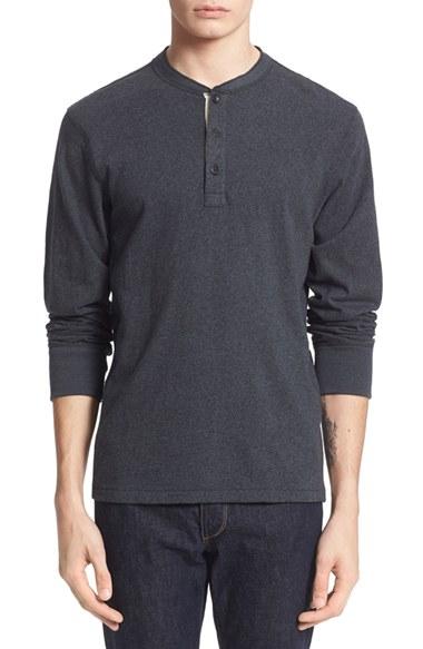 Men's Rag & Bone Standard Issue Henley - Blue
