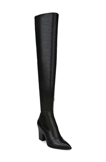 Women's Sam Edelman Natasha Over The Knee Boot M - Black
