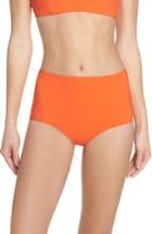 Women's Tory Burch Marina High Waist Bikini Bottoms - Orange