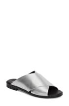 Women's Marc Fischer Ltd Idinia Crisscross Slide Sandal M - Metallic