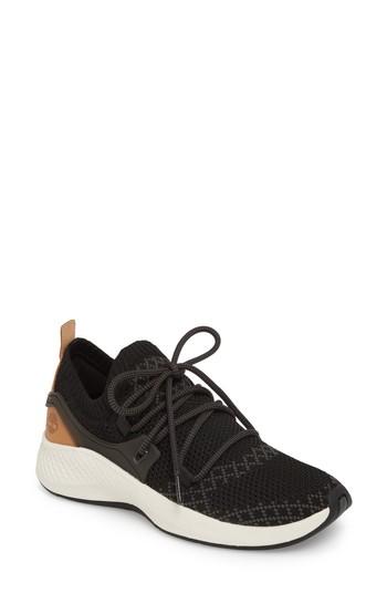 Women's Timberland Flyroam Go Knit Sneaker M - Black
