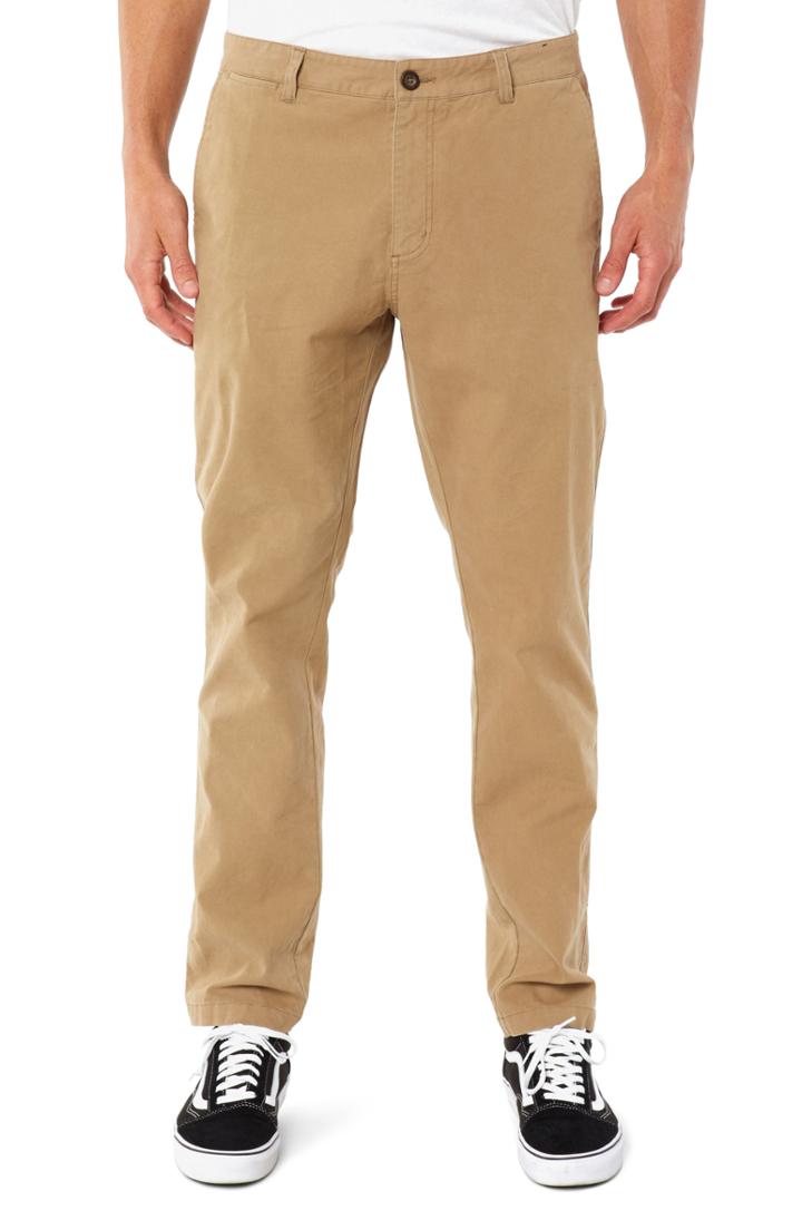 Men's Jack O'neill Port Stretch Cotton Chino Pants - Beige