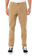 Men's Jack O'neill Port Stretch Cotton Chino Pants - Beige
