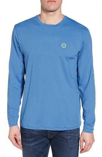 Men's Vineyard Vines Cationic Performance T-shirt, Size - Blue